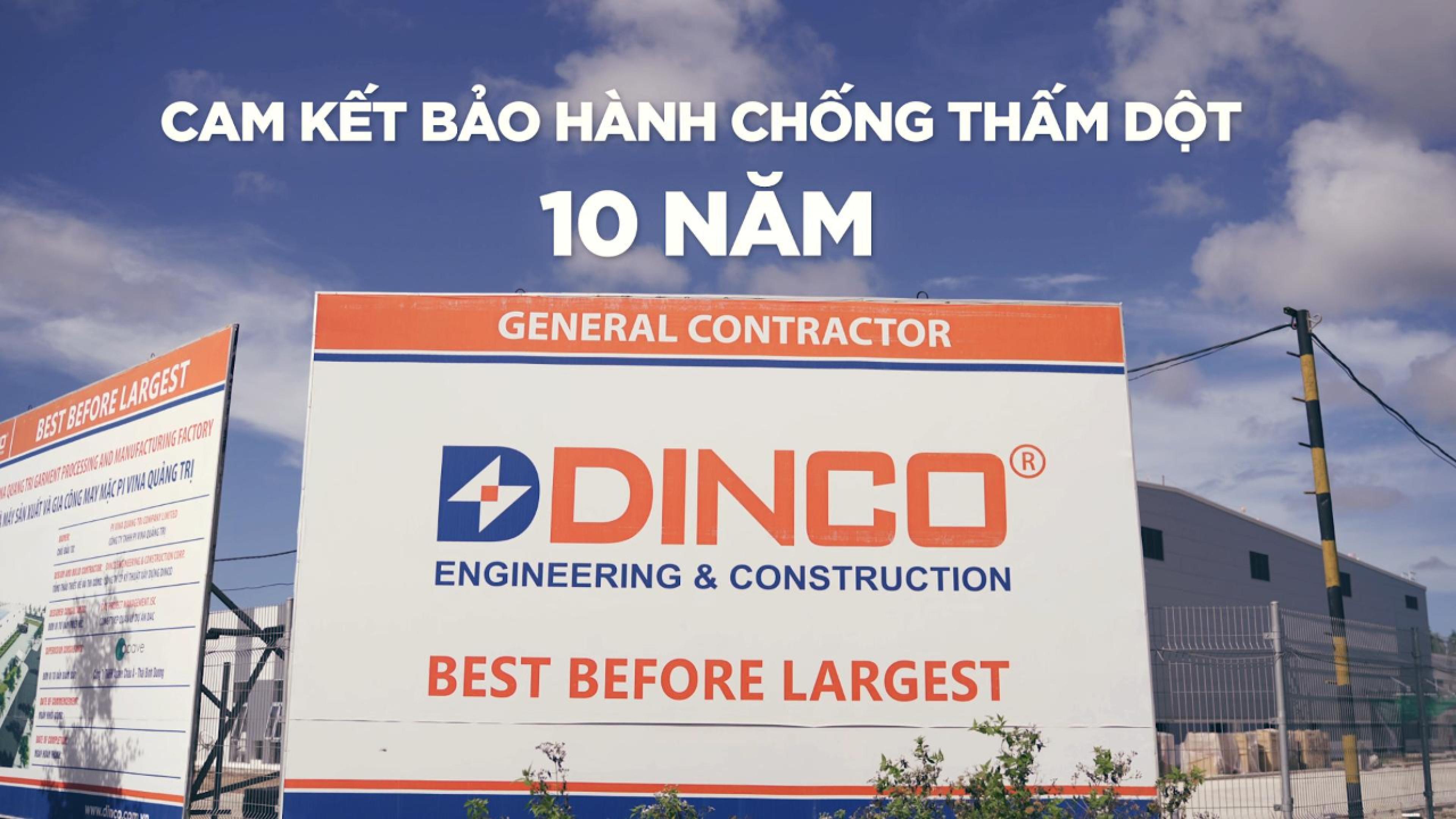 TỔNG THẦU THIẾT KẾ THI CÔNG ĐẦU TIÊN TẠI VIỆT NAM CAM KẾT BẢO HÀNH CHỐNG THẤM DỘT 10 NĂM